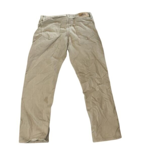 Izod Mens Regular Fit Khaki Pants 32x30 Cotton Blend - Picture 4 of 8